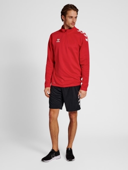 Kinder Half Zip Sweat Hummel Core XK - Rot